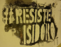 Logo do movimento Resiste Izidora MG. Resistência popular